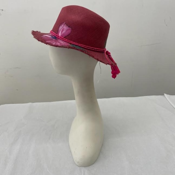 Pink Straw Hat